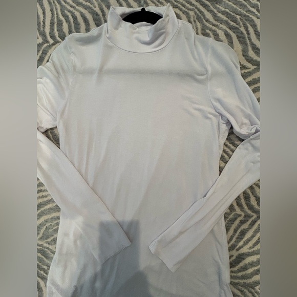 Jones & Co White Mock Turtleneck - Picture 3 of 5